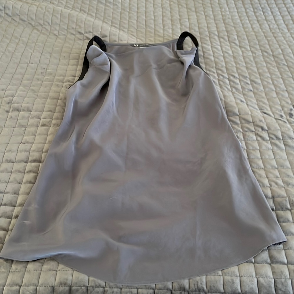 Gray Armani Exchange top